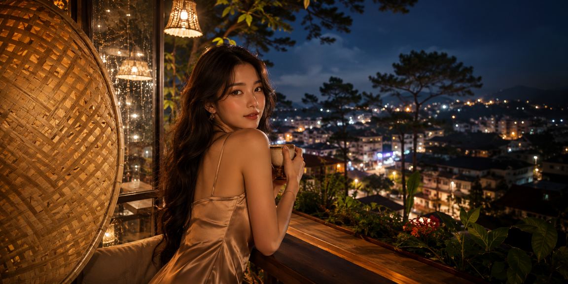 Người phụ nữ Đà Lạt đội nón lá tham gia giải trí casino và thể thao