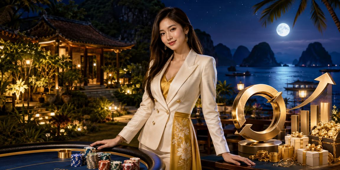 Cảnh quan Ninh Bình với người phụ nữ mặc áo dài nhận cashback